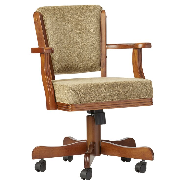 Alvin Solid Back Arm Chair